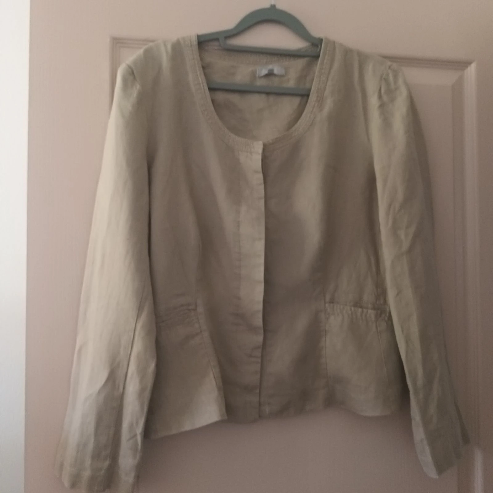 Chaqueta ligera de lino BNK – Talla 40 – Estilo Veraniego / Chic – photo 9